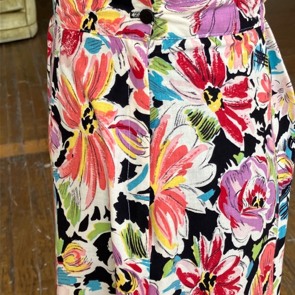 Vintage floral, two piece skirt set - Picture 11 of 12